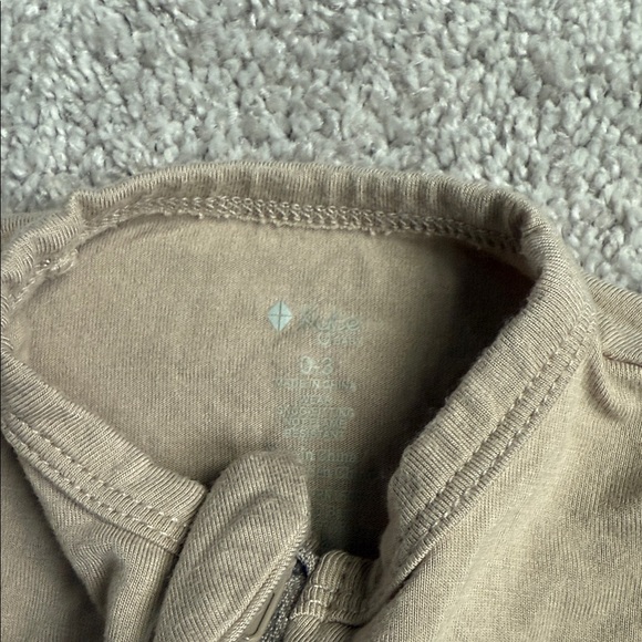 Kyte BABY Tan Zipped Footie - Picture 2 of 3
